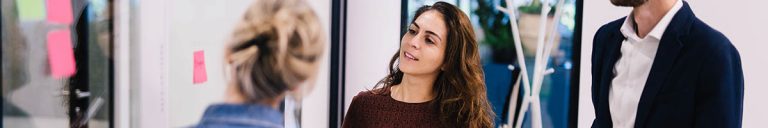 Ein Product Owner beim erklären der Vision